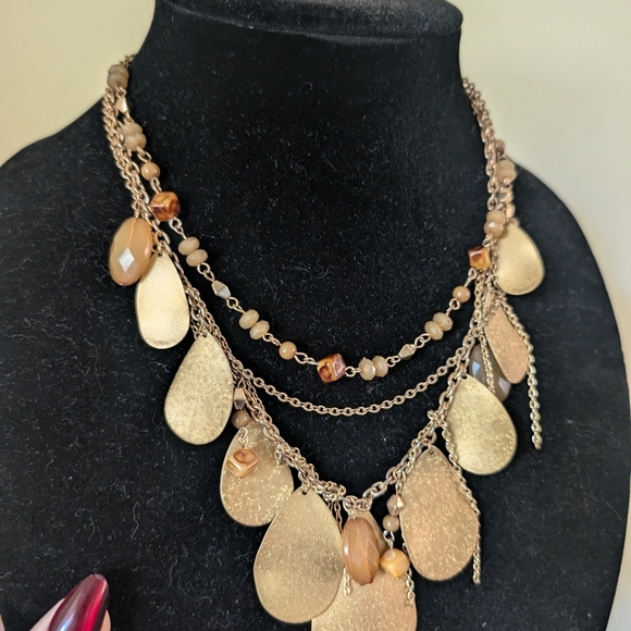 Gold Layered Necklace - Picture 5 of 10